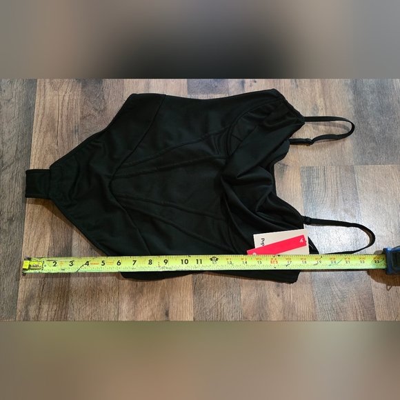 Popilush Women's Black Corset Cowl Neck Shapewear Tummy Control Bodysuit Size M - Picture 7 of 9